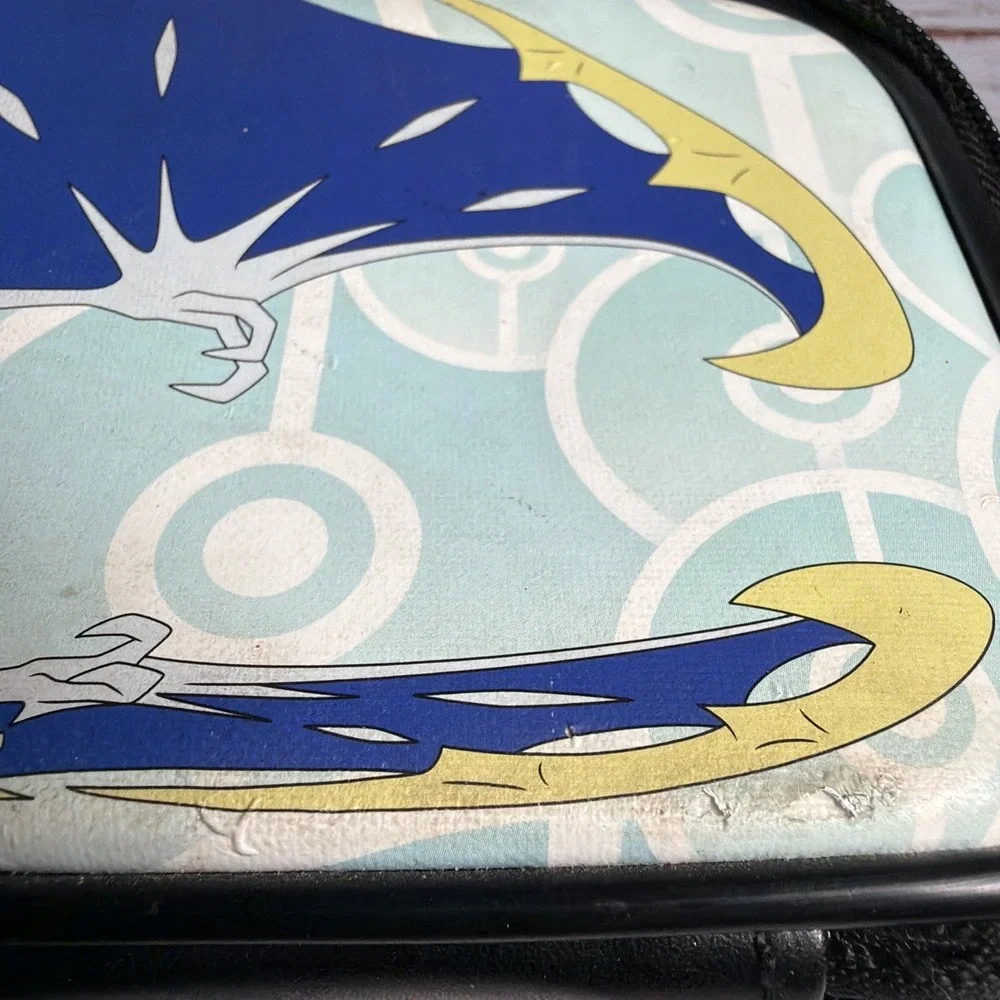 Nintendo DS Pokemon Travel Game Carrying Case Blue Cover Damage Used